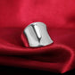 Heiße klassische Charms 925 Sterling Silber breite Ringe für Herren Damen Größe 6 7 8 9 10 Mode Party edler Schmuck Weihnachtsgeschenke