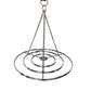 Camal 1 Stück L26cm Chrom/Gold Hängekette für Aufhänger Mittelstück Kronleuchter Rahmen Hochzeit Weihnachtsfeier Kristallperlen Dekor