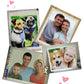 24/36 Farben Personalisiertes Malen nach Zahlen Foto Custom DIY Ölgemälde nach Zahlen Bild Leinwand Porträt Familie Kinder Foto