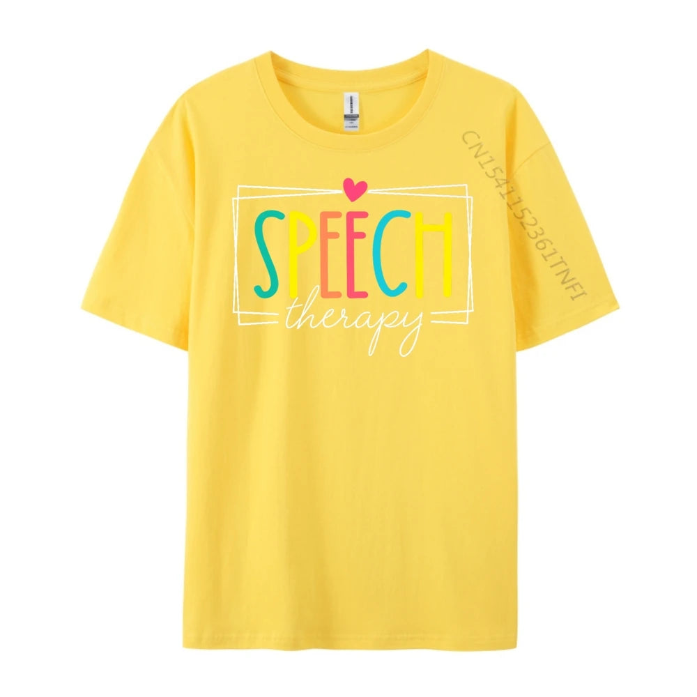 Logopädie Sprachtherapeut SLP Herren Designer T-Shirt Winter Neujahr Weihnachtsgeschenk Idee