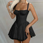 Rockmore elegante Party-Korsettkleider für Damen, modisches Abend-Bodycon-A-Linien-Faltenkleid, sexy Spitzen-Patchwork-Minikleid, neuer Sommer-Sunderss