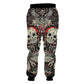 3D-Druck Totenkopf rauchend Lässige Y2K-Hose Herren Jogginghose Neu Coole Sweat-Jogger Harem Herren Volle Länge Hombre Kapuzen-Golfshirt