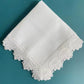 12 Pieces White Napkins Hemstitched Cocktail Napkin For Party Wedding Table Cloth Linen Napkins Fabric Cotton Dinner Napkin