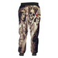 3D-Druck Totenkopf rauchend Lässige Y2K-Hose Herren Jogginghose Neu Coole Sweat-Jogger Harem Herren Volle Länge Hombre Kapuzen-Golfshirt