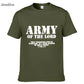 Army Of The Lord Christian Jesus Christ Men And Women Couples Matching T-Shirt Novel Style Custom Printing T Shirt Plus Size