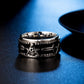 Freemasonry Geometric Rings Rotatable Titanium Steel Men's Large Ring Fashion Jewelry