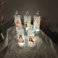 Jesus Jungfrau Christus Kerzenlampe Romantisches Teelicht Elektronische Flammenlose LED Deko