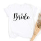 Junggesellinnenabschied T-Shirt für Frauen JGA T-Shirt Braut & Crew Team Braut Tee Hochzeitsgeschenk für Bräute Verlobungs T-Shirt Kleidung