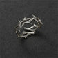 Vintage Ins-Stil Ringe für Männer und Frauen mit Zweigen, Dornen, Paarringe, Geschenke, Mode und Persönlichkeit
