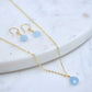 The Bailey Set in Aquamarine