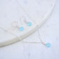 The Bailey Set in Chalcedony and Sterling Silver