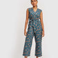 Sleeveless Belted Jumpsuit