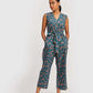 Sleeveless Belted Jumpsuit