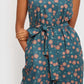 Sleeveless Belted Jumpsuit