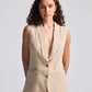 Sleeveless Hemp Jacket