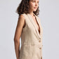 Sleeveless Hemp Jacket