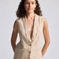 Sleeveless Hemp Jacket