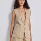 Sleeveless Hemp Jacket