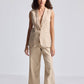 Sleeveless Hemp Jacket