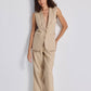Sleeveless Hemp Jacket