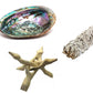 Abalone shell ash tray and combo