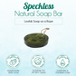 Speckless Soap Bar. Chia, Lemon, Parsley, and Coconut Oil.