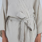 Leia Mid-Length French Linen Robe