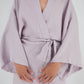 Leia Mid-Length French Linen Robe