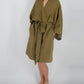Leia Mid-Length French Linen Robe
