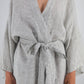 Leia Mid-Length French Linen Robe
