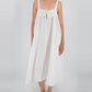 Raya Linen Midi Strap Dress