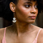 Tho Bar & Geo Buffalo Horn Earrings