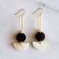Tho Bar & Geo Buffalo Horn Earrings