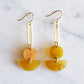 Tho Bar & Geo Buffalo Horn Earrings
