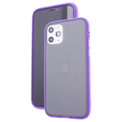 iPhone 11 Pro Max Frame Button Soft Texture Case