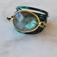 Torrey Ring in Green with Labradorite