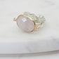 Torrey Ring with Rose Quartz