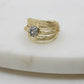 Torrey Ring with Silver Druzy