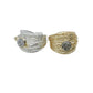 Torrey Ring with Silver Druzy