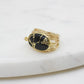 Torrey Ring with Black Mojave