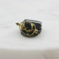 Torrey Ring in Black with Black Mojave