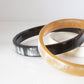 Tron Buffalo Horn Minimalist Bangle Bracelet (1pc)