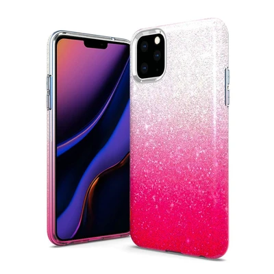 iPhone 11 Pro MAX Two Tone Glitter Hybrid Case