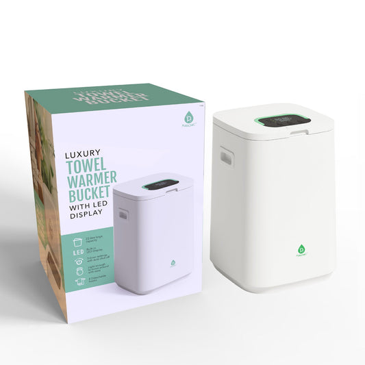 Luxuriöser Handtuchwärmer-Eimer mit LED-Anzeige