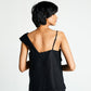 The Wandering Wave Top in Black
