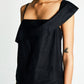 The Wandering Wave Top in Black