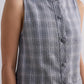 The Cotton Tweed Shift Dress in Grey