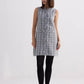 The Cotton Tweed Shift Dress in Grey