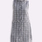 The Cotton Tweed Shift Dress in Grey