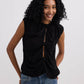 The Knot-so-Basic Top in Black